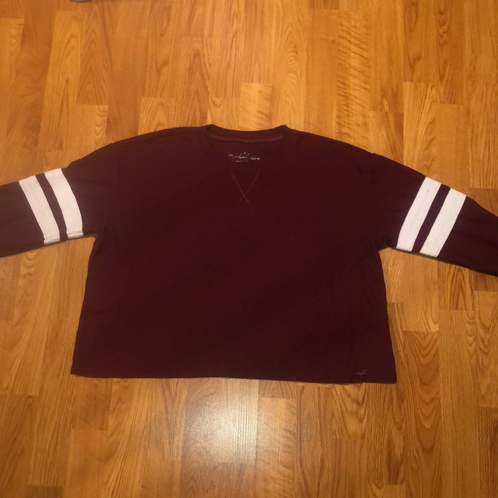 Hollister cropped sweater.